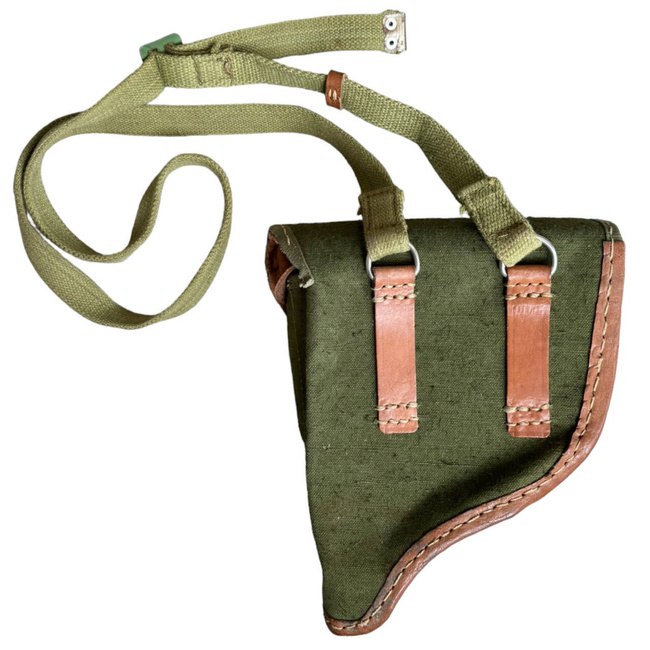 TOC DE PISTOL SEMNALIZARE PENTRU PARASUTISTI DIN MATERIAL TEXTIL, CU BRETEA PENTRU UMAR