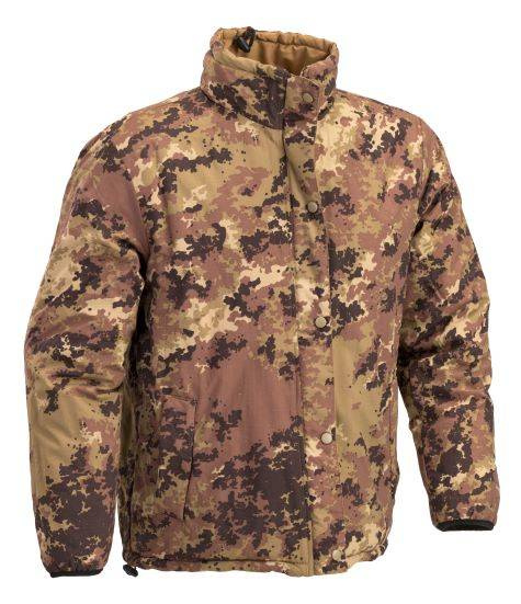 JACHETA REVERSIBILA CU SAC DE COMPRESIE - Defcon 5 - CAMUFLAJ ITALIAN/TAN