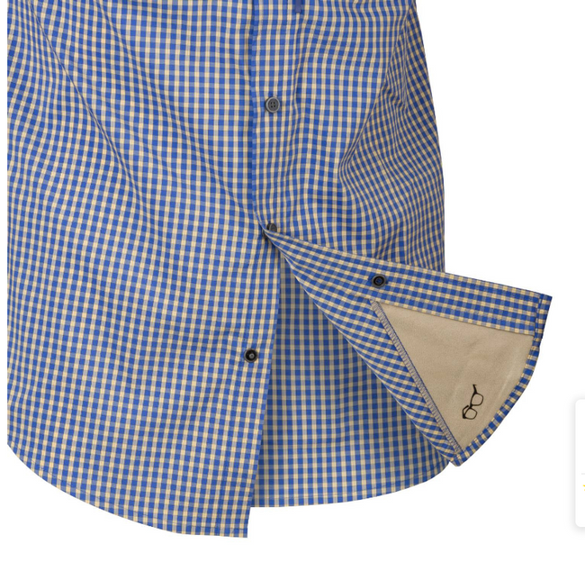 Camasa tactica cu maneca scurta Covert Concealed Carry - Albastru - Helikon Tex