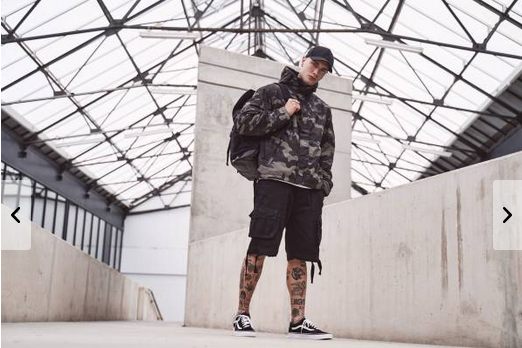 GEACA DE VANT CU FERMOAR FRONTAL - DARK CAMO - BRANDIT