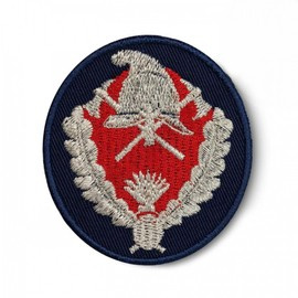 Emblema coifura Pompieri IGSU - Soldati - aplicare Velcro (cu scai)
