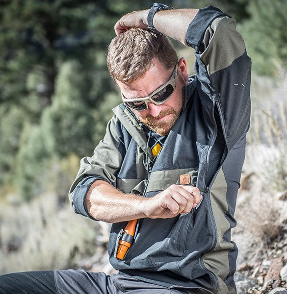 Jacheta WOODSMAN Anorak - Helikon Tex - Negru