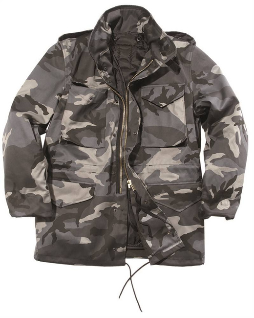 FIELD JACKET WITH LINER M65 - US STYLE - Mil-Tec® - DARK CAMO