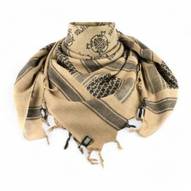 SHEMAGH SCARF - TIL VALHALL - COYOTE/BLACK - M-TAC
