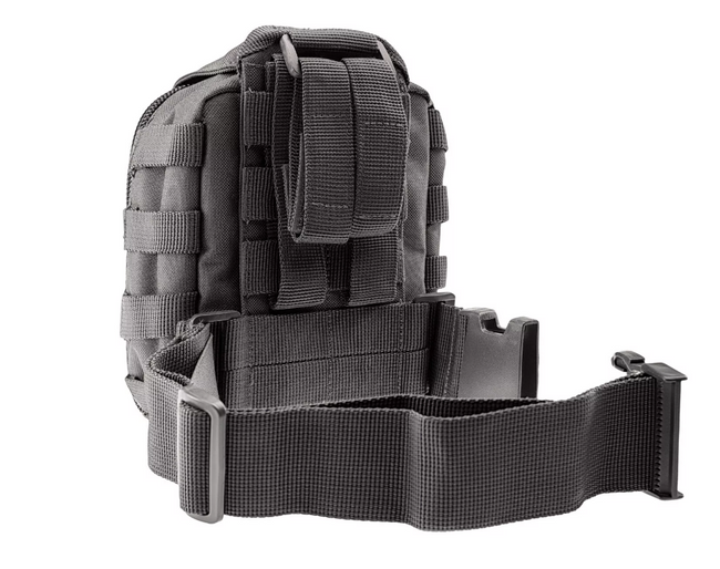 POUCH CU SISTEM MOLLE PENTRU TRUSA DE PRIM AJUTOR - 18x14x7 CM - Magnum - GRI