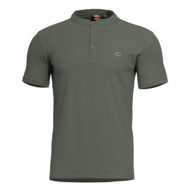 T-SHIRT - "LEVANTES HENLEY" - PENTAGON® - CAMO GREEN