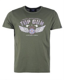 T-SHIRT - "PILOTS ELITE SCHOOL" - Mil-Tec® - OD