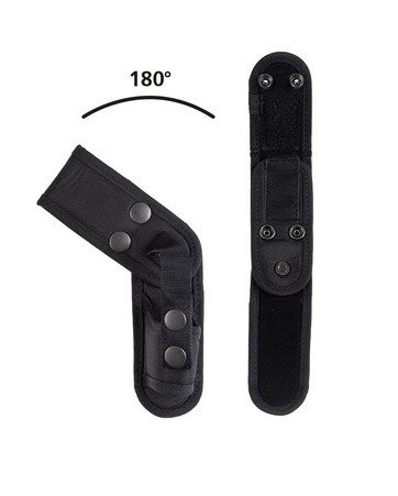 PORT-BASTON CEH DIN MATERIAL TEXTIL NEGRU - FOLOSIT