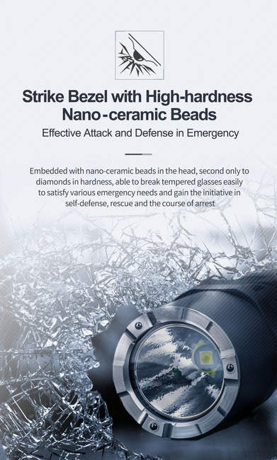 Lanterna tactica puternica P80 Nextorch - Neagra