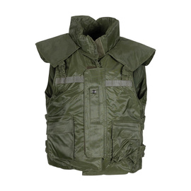 FLAK VEST - ITALIAN ARMY MILITARY SURPLUS - OD GREEN - USED