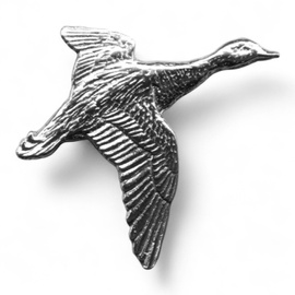 Hunting Hat Pin - Wild Duck - Silver