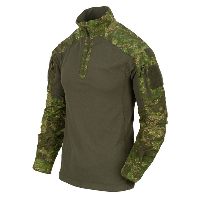 MCDU COMBAT SHIRT - NYCO RIPSTOP - PENCOTT WILDWOOD/OLIVE GREEN - HELIKON TEX