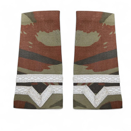 Pereche grade - MAPN - Maistru militar clasa IV - Fara semn de arma - Camuflaj M1990 - Woodland romanesc clasic - Vintage autentice - Surplus militar Armata Romana - In stare buna