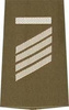 GERMAN ARMY O.D./SILVER SHOULDER LOOPS ´STABSGEFREITER UA´