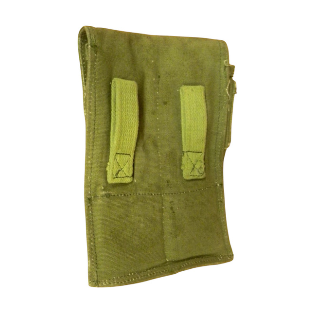 PORT INCARCATOR AK-47 PM - SURPLUS MILITAR ARMATA ROMANA - VERDE OD - MATERIAL TEXTIL/PIELE - UZAT
