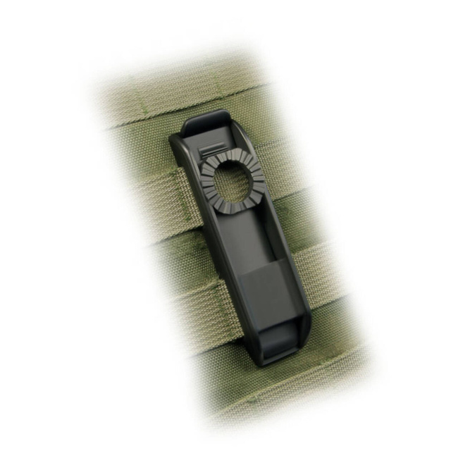 Swivelling holder for tactical flashlight - Black - LH-44