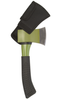 STEEL HATCHET WITH COVER - MIL-TEC - OD