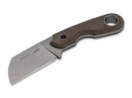 Fixed Blade Knife - Berus 2 Sheepfoot - Viper® - Canvas Micarta® - Green