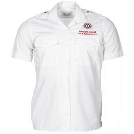 NIR Short Sleeve Shirt - Fire & Rescue Service - White - Used
