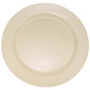 Plate, bamboo, 24 cm diameter, brown