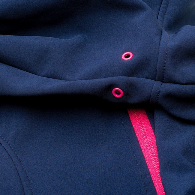 JACHETA SOFTSHELL LADY CARIA II PENTRU FEMEI - BLEUMARIN/ ROZ - MAGNUM