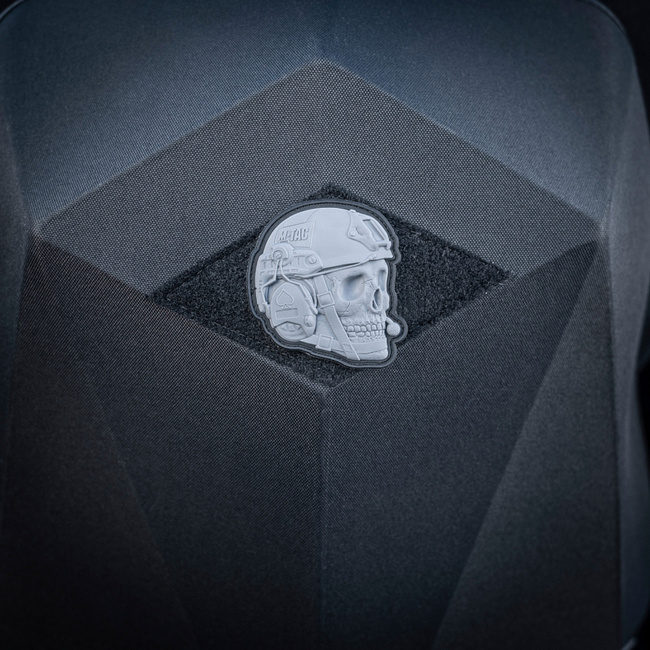 PATCH OPERATOR SKULL - 3D PVC - GRI - M-TAC