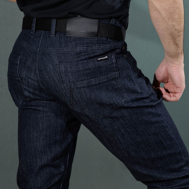 Pantaloni tactici - Jeans - JASON - PENTAGON - Dark - Lungime 32