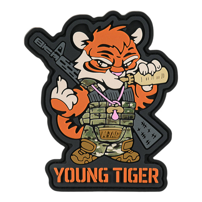 PATCH YOUNG TIGER PVC - MULTICOLOR - M-TAC