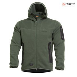 HANORAC FLEECE CU FERMOAR - "FALCON PRO" - PENTAGON® - VERDE CAMO