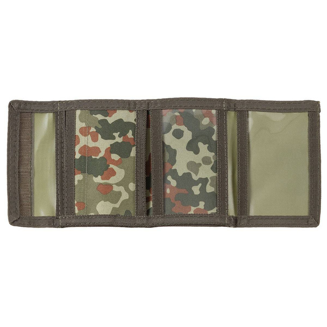 Wallet, BW camo, w/emb, logo W