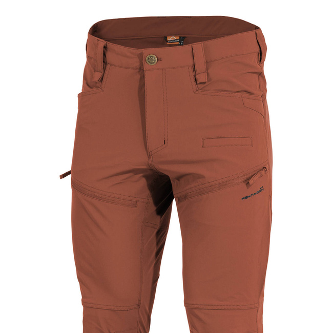 PANTALONI - "RENEGADE TROPIC" - PENTAGON - ROSU CSRSMIZIU - LUNGIME 30″