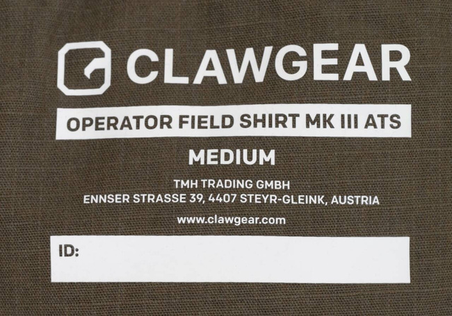 OPERATOR FIELD SHIRT MK III ATS - CLAWGEAR - STONEGREY OLIVE