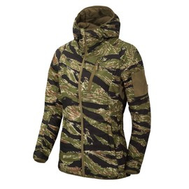 JACHETA CU GLUGĂ PENTRU FEMEI - WOLFHOUND - Climashield® Apex™ - Helikon-Tex® - TIGER STRIPE