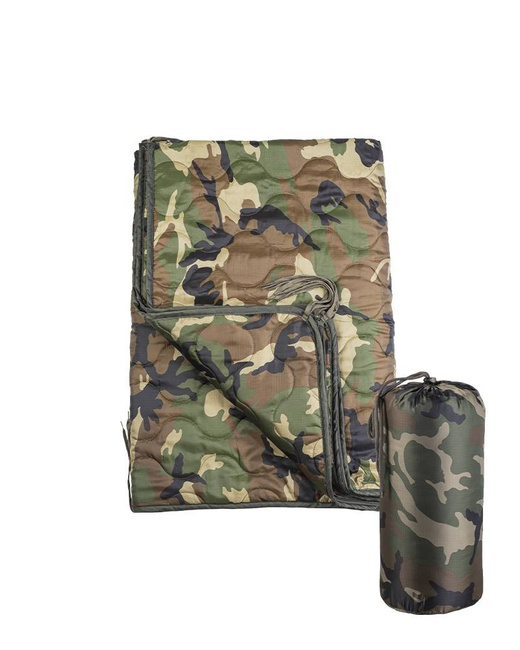 PONCHO LINER - MULTIFUNCTION - 210 x 150 CM - Mil-Tec - WOODLAND