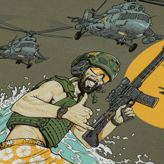 TRICOU SURF CLUB - LIGHT OLIVE - M-TAC