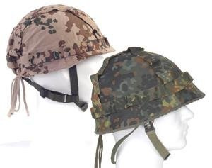 HUSA GERMANA COMBAT PENTRU CASCA - REVERSIBILA - FLECKTARN CAMO / TROPICAL CAMO - UTILIZATA