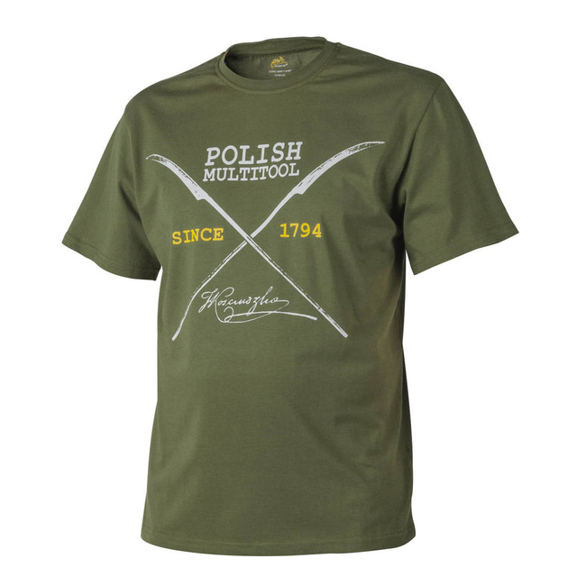 TRICOU IMPRIMAT - POLISH MULTITOOL - Helikon Tex - VERDE S.U.A.