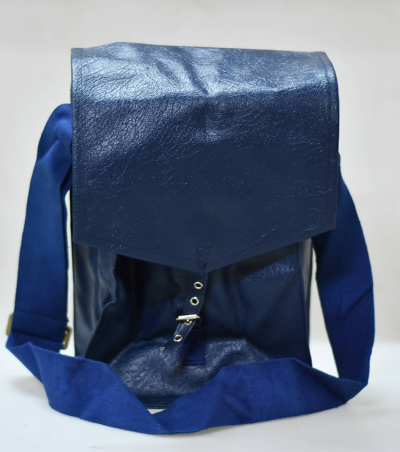 Shoulder BAG FOR GAS MASK (MCG) - BLUE - MILITARY SURPLUS ROMANIAN ARMY