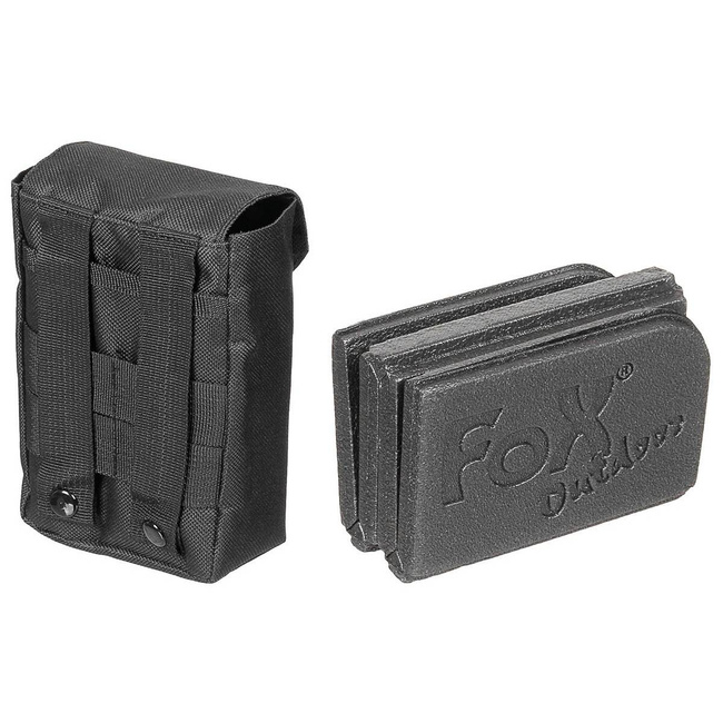 THERMAL FOLDABLE SEAT PAD - WITH MOLLE POUCH - FOX® Outdoor - BLACK