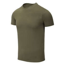 TRICOU SLIM DIN BUMBAC ORGANIC - VERDE OLIVE
