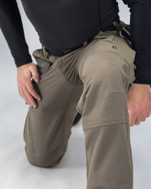 Pantaloni BDU 2.0 cu talie elastica si captuseala din fleece - Arctic - K05068 - Negri - Pentagon - Lungime 34 inci  