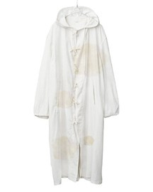 SNOW CAMOUFLAGE PARKA - ROMANIAN ARMY SURPLUS  - USED