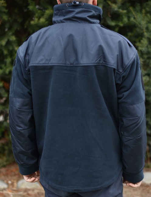 POLAR JACKET - CLASSIC ARMY - Helikon Tex - NAVY BLUE - WITH EMBLEMS - IGSU