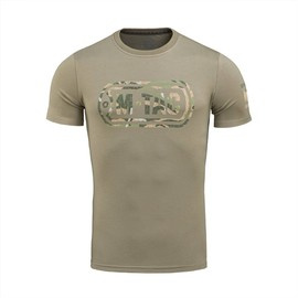 T-SHIRT LOGO - TAN - M-TAC