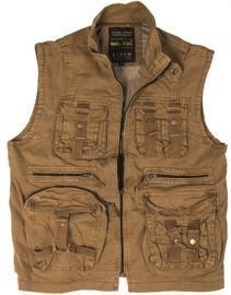 Vesta vintage, prespalata - Coyote - Mil-Tec