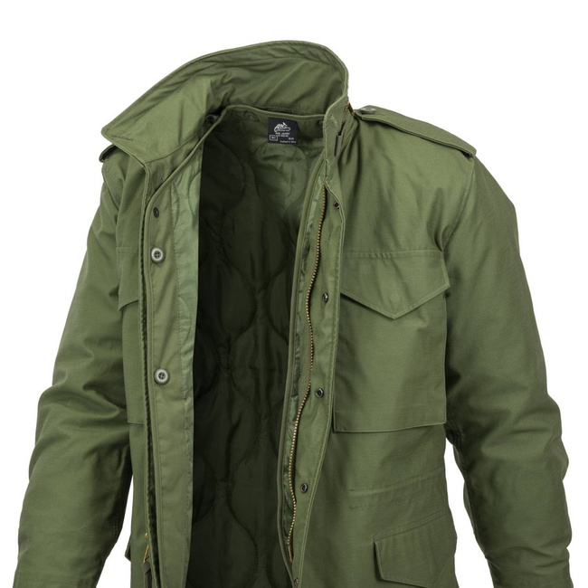 JACHETA M65 - NYCO SATEEN - Helikon-Tex - VERDE OLIV