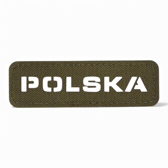PATCH POLSKA 25 x 80 MM LASER CUT - VERDE RANGER - M-TAC