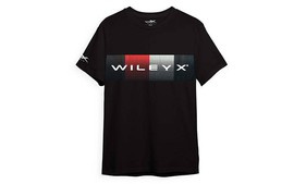 Tricou WX Core din bumbac, negru - Model cu puncte - Wiley X
