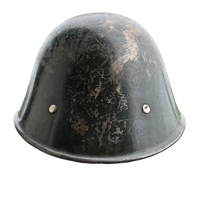 Rare collector's M1939 helmet dutch model, model WW2 34/39 - Surplus Romanian Army - worn, with rust marks