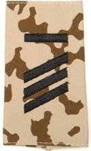 EMBLEMA - GERMAN ARMY TROPICAL CAMO/BLACK SHOULDER LOOPS ´HAUPTGEFREITER UA´